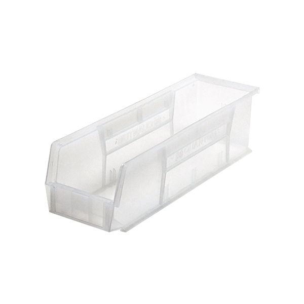 Quantum Storage Systems Polypropylene Hanging Bin, 5 1/2" x 18" - Clear