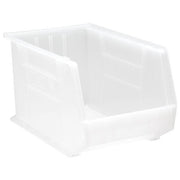 Quantum Storage Systems Polypropylene Hanging Bin, 11" x 18" - Clear