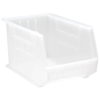 Quantum Storage Systems Polypropylene Hanging Bin, 11" x 18" - Clear