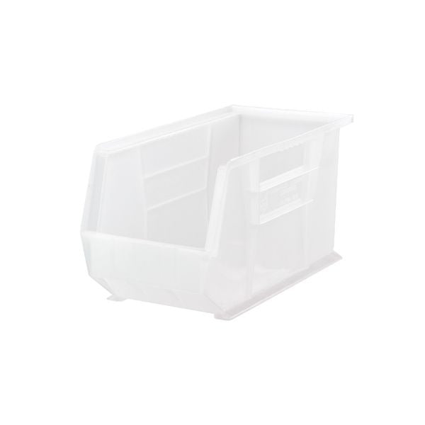 Quantum Storage Systems Polypropylene Hanging Bin, 8 1/4" x 18" - Clear