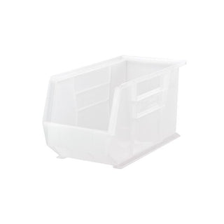Quantum Storage Systems Polypropylene Hanging Bin, 8 1/4" x 18" - Clear