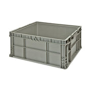 Quantum Storage Systems HDPE Plastic Wall Container, Gray - 22 1/2" x 24" x 11"