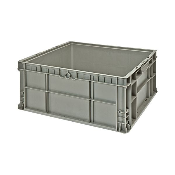 Quantum Storage Systems HDPE Plastic Wall Container, Gray - 22 1/2" x 24" x 11"