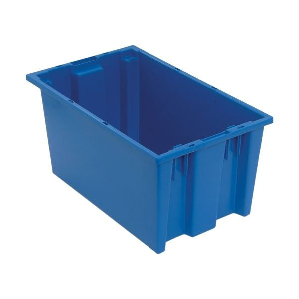 Quantum Storage Systems Polypropylene Tote, Blue - 18" x 11" x 9"