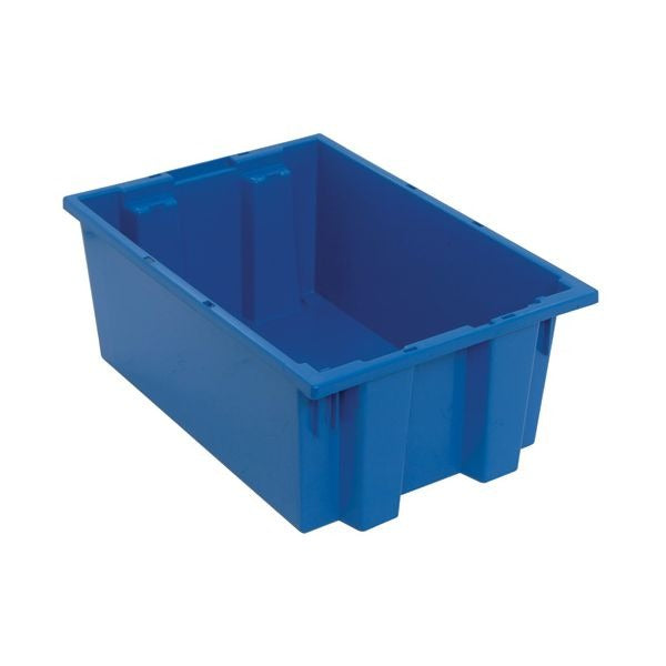 Quantum Storage Systems Polypropylene Tote, Blue - 19 1/2" x 13 1/2" x 8"