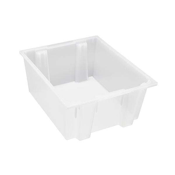 Quantum Storage Systems Polypropylene Tote, Clear - 23 1/2" x 19 1/2" x 10"