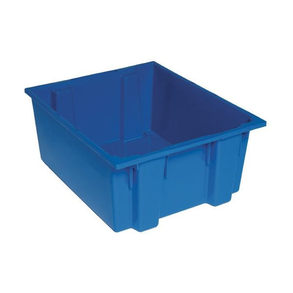 Quantum Storage Systems Polypropylene Tote, Gray - 23 1/2" x 19 1/2" x 10"