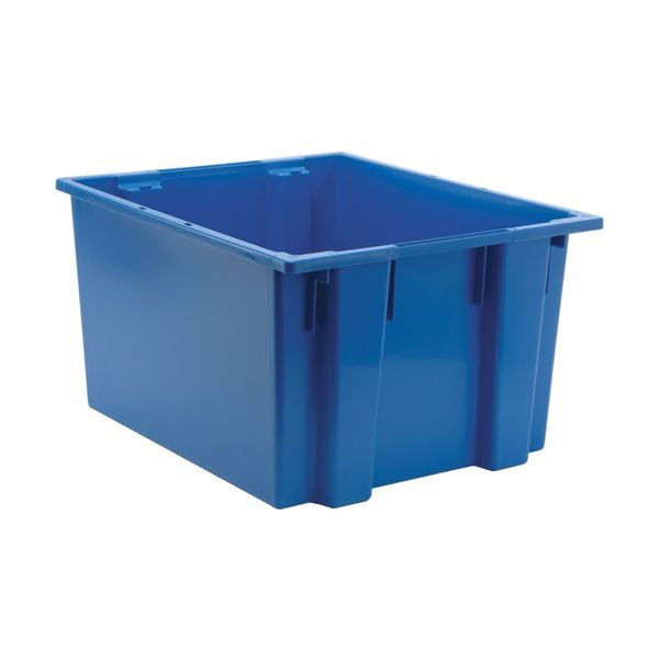 Quantum Storage Systems Polypropylene Tote, Blue - 23 1/2" x 19 1/2" x 13"