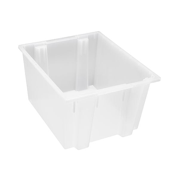 Quantum Storage Systems Polypropylene Tote, Clear - 23 1/2" x 19 1/2" x 13"