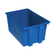 Quantum Storage Systems Polypropylene Tote, Blue - 23 1/2" x 15 1/2" x 12"