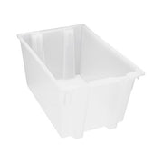 Quantum Storage Systems Polypropylene Tote, Clear - 29 1/2" x 19 1/2" x 15"