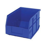 Quantum Storage Systems Polypropylene Stackable Shelf Bin, 7" High, Blue - photo 2