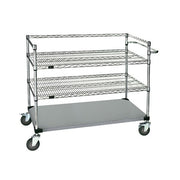 Quantum Storage Systems WRSC3-42 Stainless Steel Medical Cart, 24" Wide - 24" x 36"