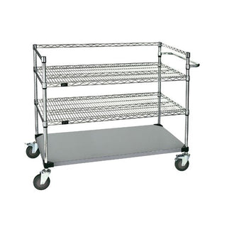 Quantum Storage Systems WRSC3-42 Stainless Steel Medical Cart, 24" Wide - 24" x 36"
