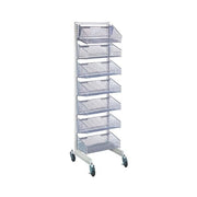 Quantum Storage Systems WS70 Partition Wall System, 74" High, Silver - 26"