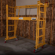 Paragon Pro Manufacturing Solutions 1101 Steel Tele-Tower Telescoping Scaffold, 32" x 80", Yellow - photo 2