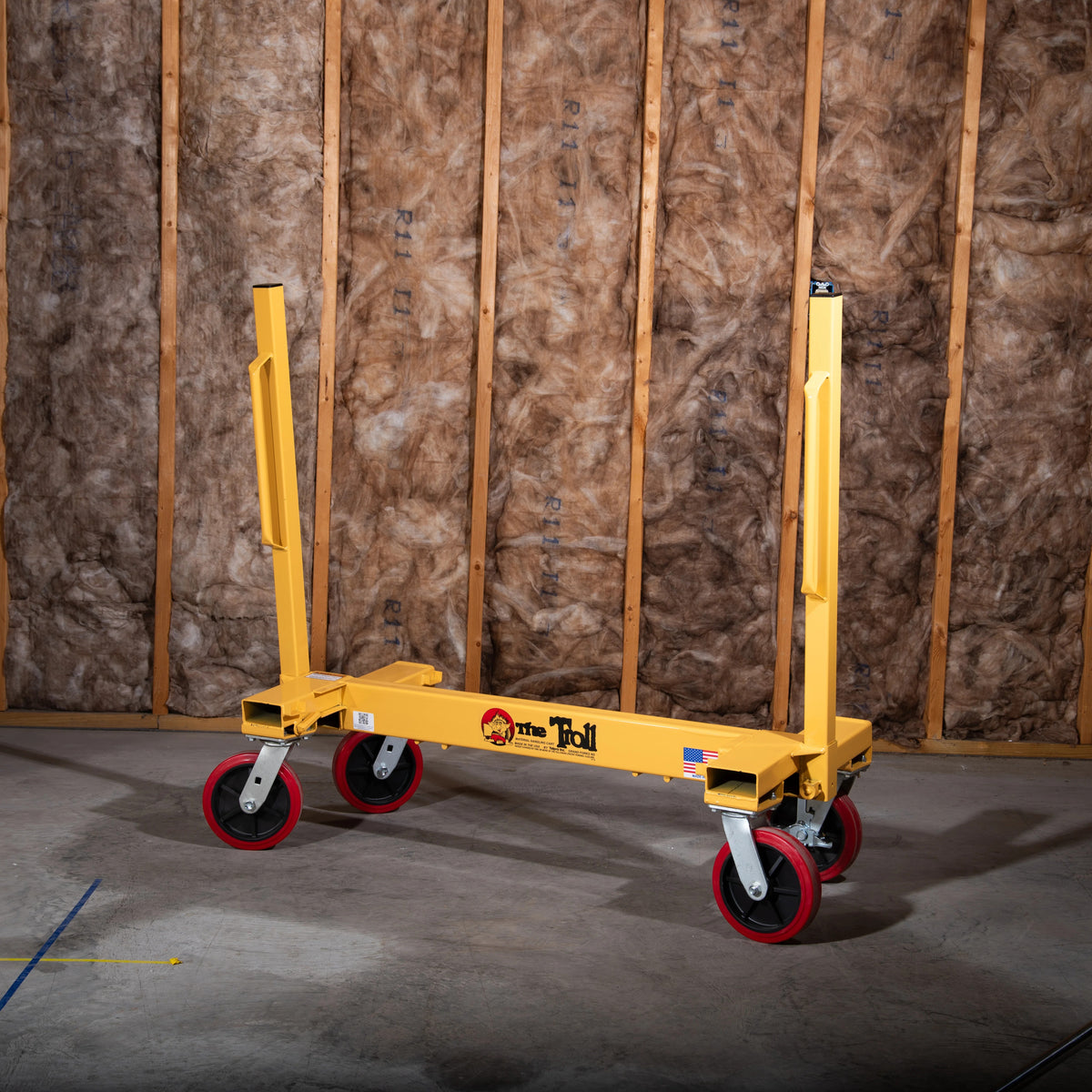 Paragon Pro Manufacturing Solutions Steel Handling Cart, 23" x 48", Yellow - photo 3