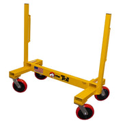 Paragon Pro Manufacturing Solutions Steel Handling Cart, 23" x 48", Yellow - 4,000 lb.