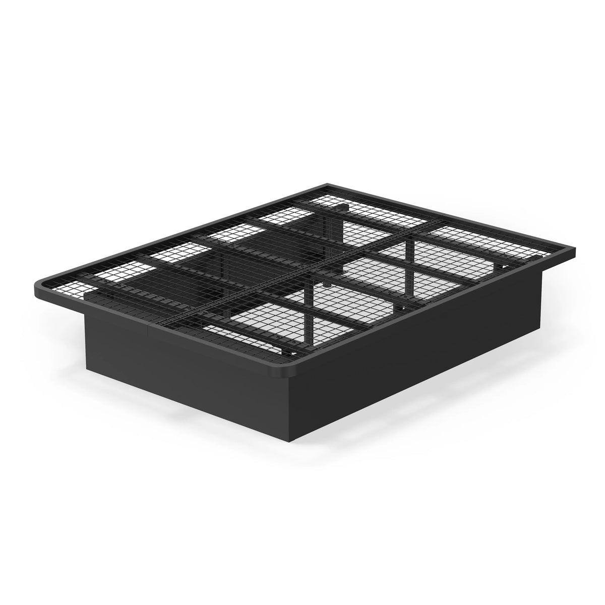 Rize Home 1250107 Steel Bed Base, Queen, Black - photo 2