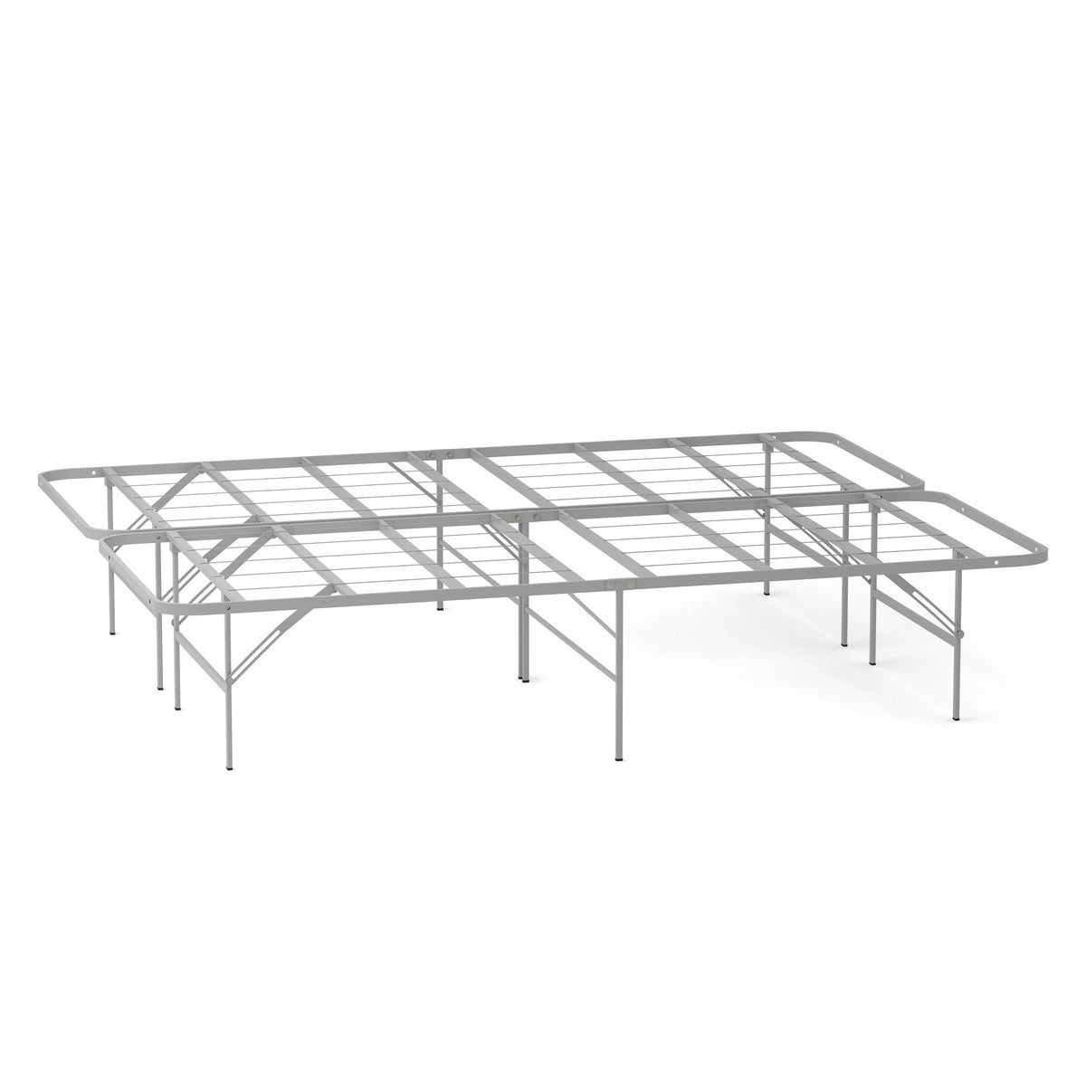 Rize Home PB46 Steel Bed Base, Full, Silver - photo 3