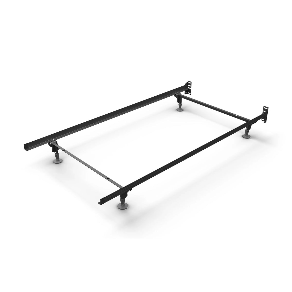 Rize Home PG33 Steel Bed Frame, Twin, Black - Default Title