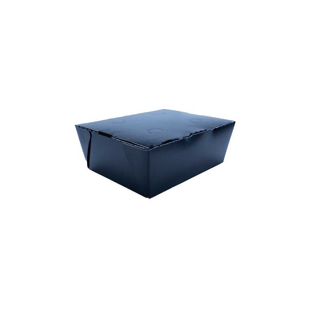 Southern Champion ChampPak Classic SBS Paperboard Paper Take-Out Container, Black - #8