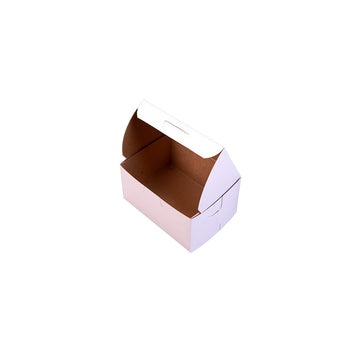 Southern Champion Paperboard Bakery Box, White - 4" x 5 1/2" x 3"