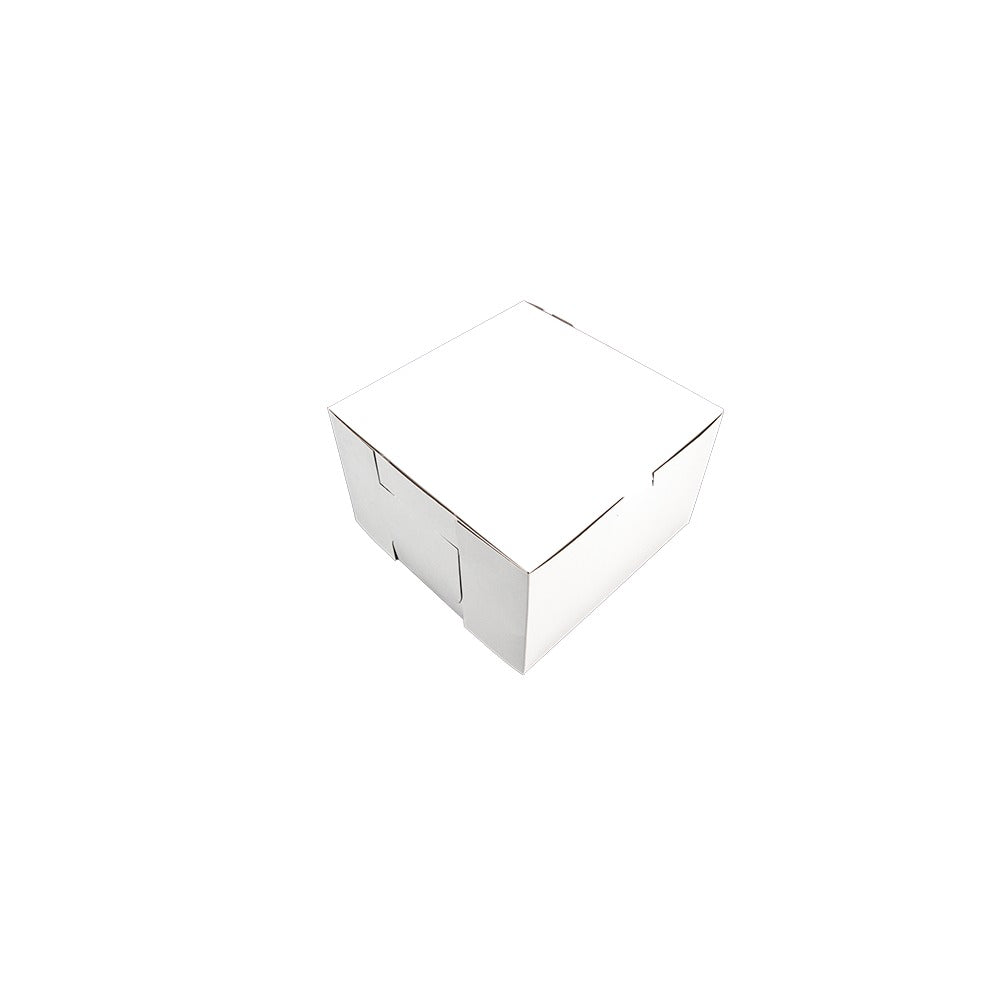 Southern Champion Paperboard Bakery Box, White - 8" x 8" x 5"