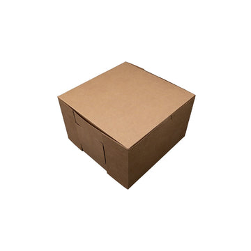 Southern Champion Paperboard Kraft Cake Box - 8" x 8" x 5"