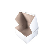 Southern Champion Paperboard Bakery Box, White - 10" x 10" x 5 1/2"