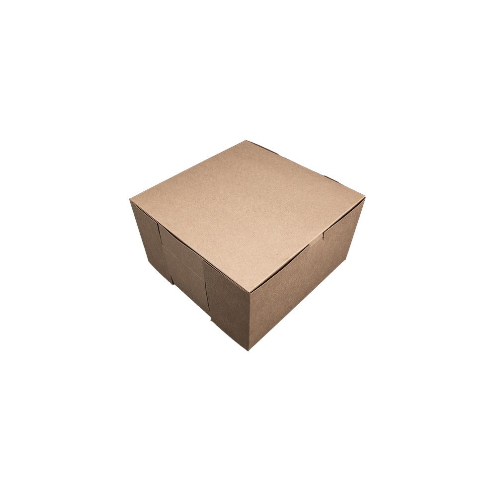 Southern Champion Paperboard Kraft Cake Box - 10" x 10" x 5 1/2"