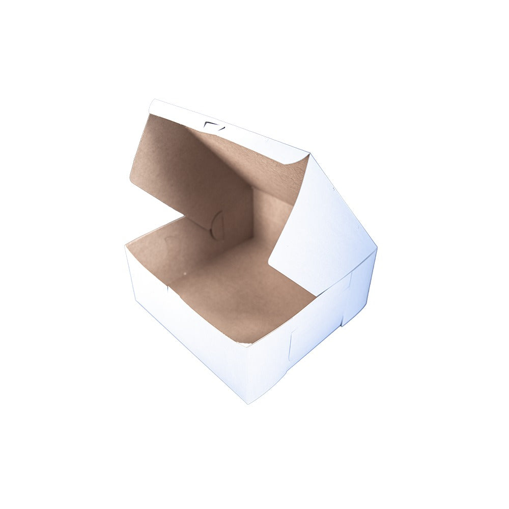 Southern Champion Paperboard Bakery Box, White - 12" x 12" x 5"