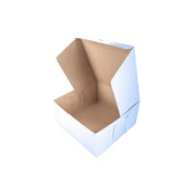 Southern Champion Paperboard Bakery Box, White - 12" x 12" x 6"
