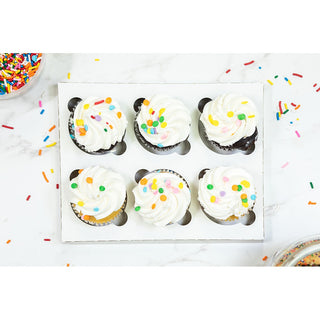 Southern Champion Paperboard Cupcake Insert, 7/8" High, 200/Case - 6 7/8" x 8 7/8"