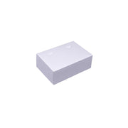 Southern Champion Clay-Coated Paper Box, White - 5" x 7" x 2 1/2"