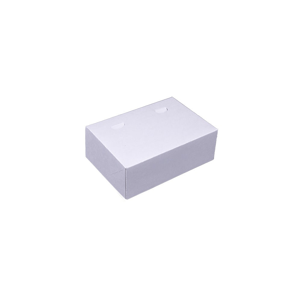 Southern Champion Clay-Coated Paper Box, White - 5" x 7" x 2 1/2"