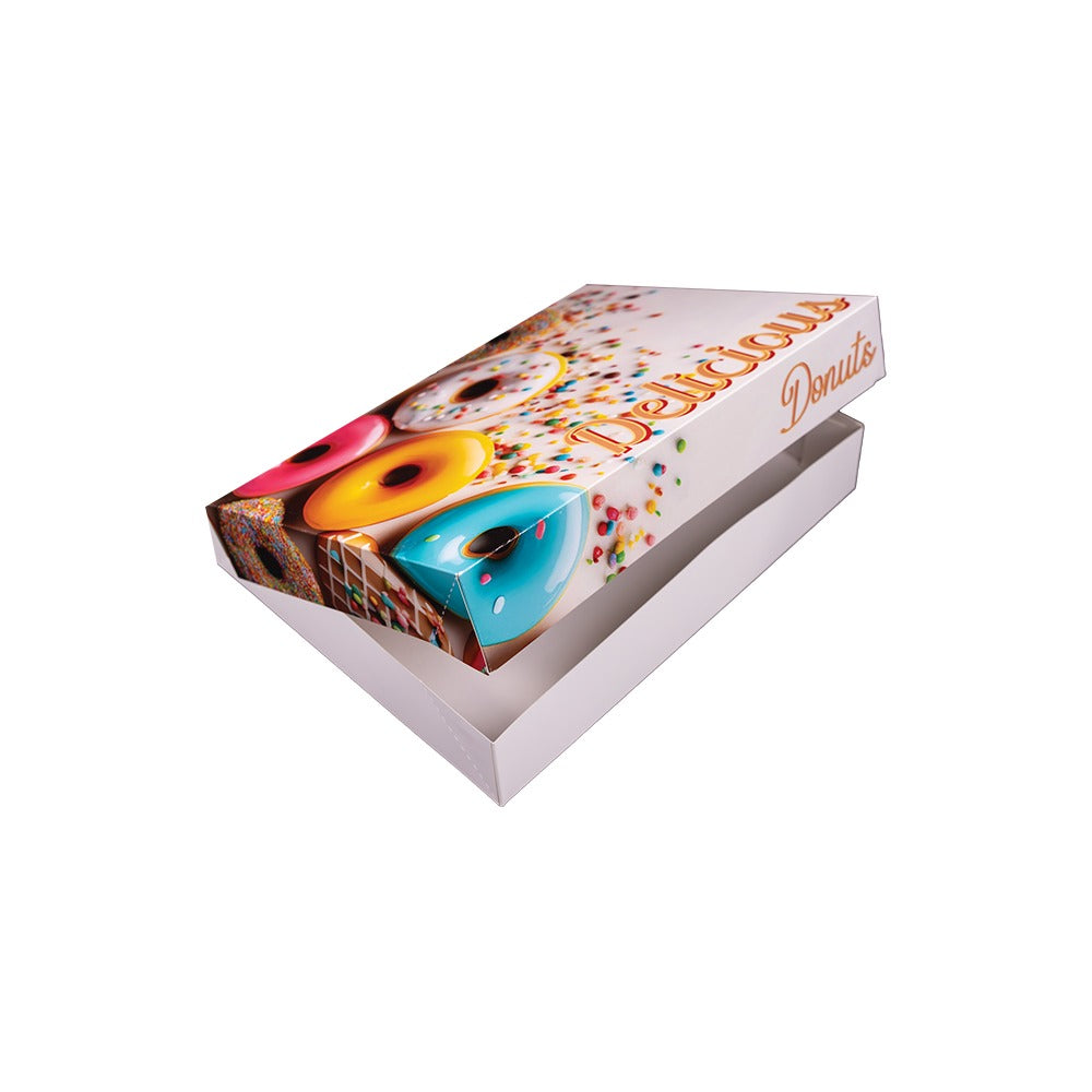 Southern Champion Paperboard Donut Box, 1/4 Sheet 14 1/4" x 10 3/4", Multicolor, 125/Case - photo 5