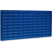 Triton Products Steel Louvered Panel, 48" Wide, Blue - 1/Each