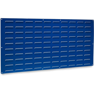 Triton Products Steel Louvered Panel, 48" Wide, Blue - 1/Each