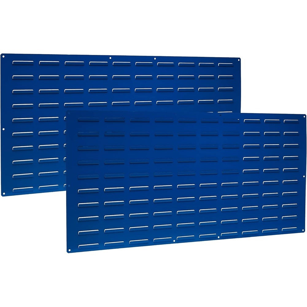 Triton Products Steel Louvered Panel, 48" Wide, Blue - 2/Pack