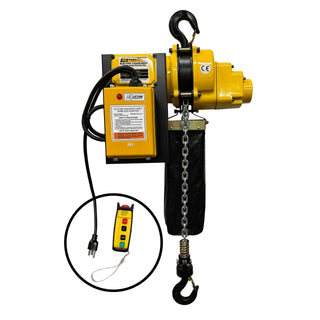OZ Lifting Products OZ2000ECW Hoist, 1 Ton, 115V - 10'