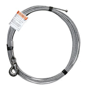 OZ Lifting Products OZGAL.25 Steel Rope Assembly, 1/4" Diameter, Silver - 40'