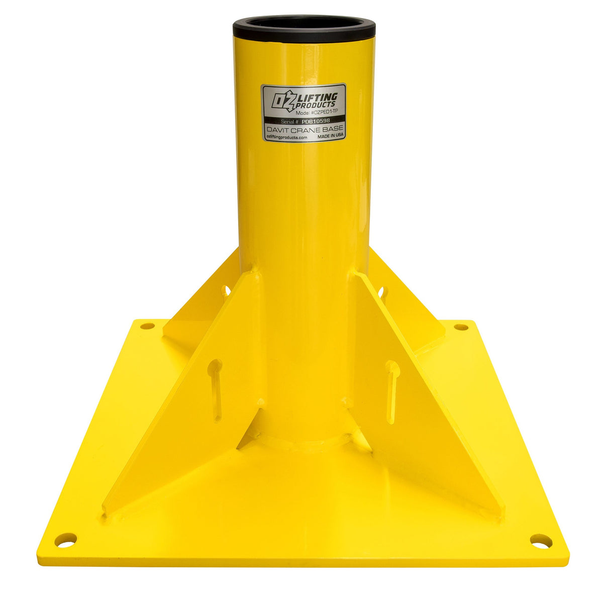 OZ Lifting Products OZPED1-TP Pedestal Base, 16" x 16" - Default Title