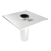 OZ Lifting Products OZSOC1-TPSS Stainless Steel Base, 16" x 16", Silver - Default Title
