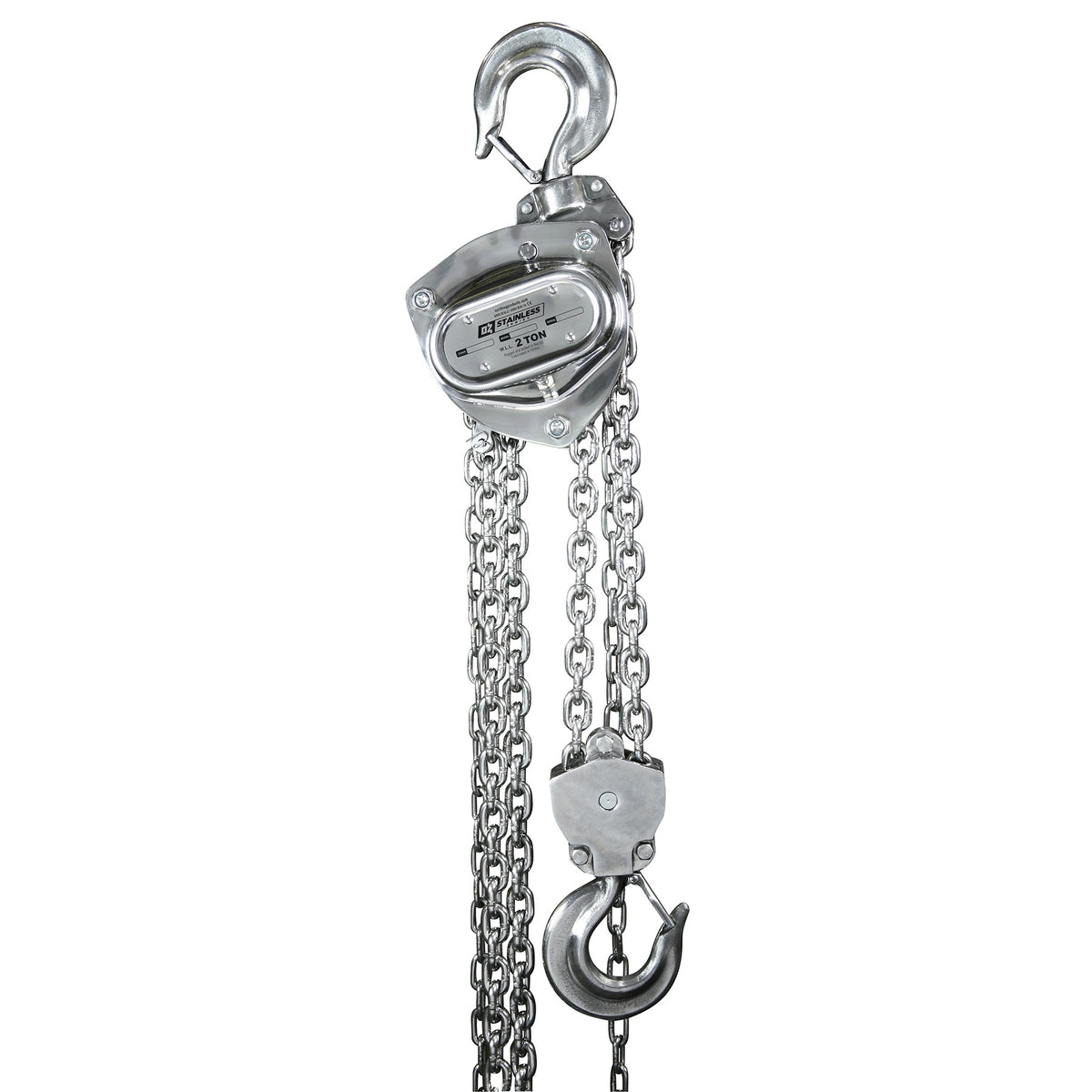 OZ Lifting Products Stainless Steel Hoist - 2 Ton
