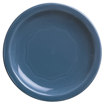 Libbey Cantina Porcelain Plate, Blue, 12/Case - 6 1/4"