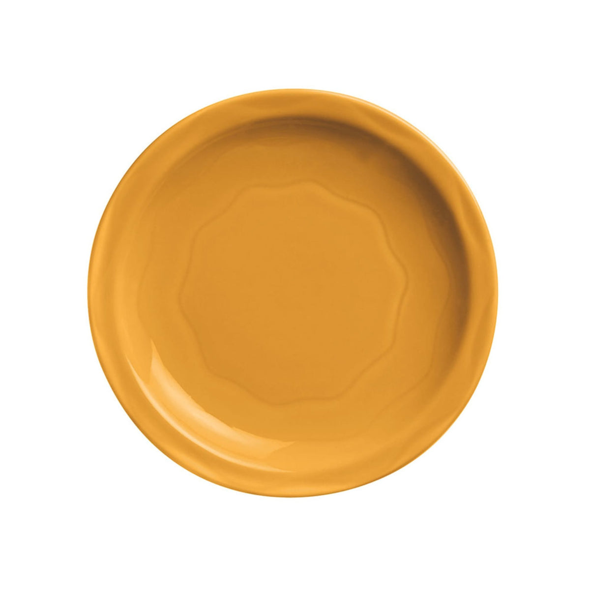 Libbey Cantina Porcelain Plate, Yellow, 12/Case - 7 1/4"