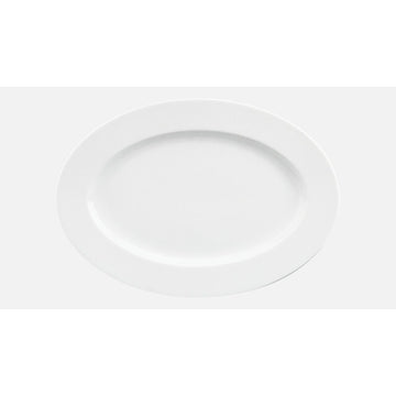 Schonwald Fine Dining Porcelain Platter, White, 6/Case - 14 3/8"
