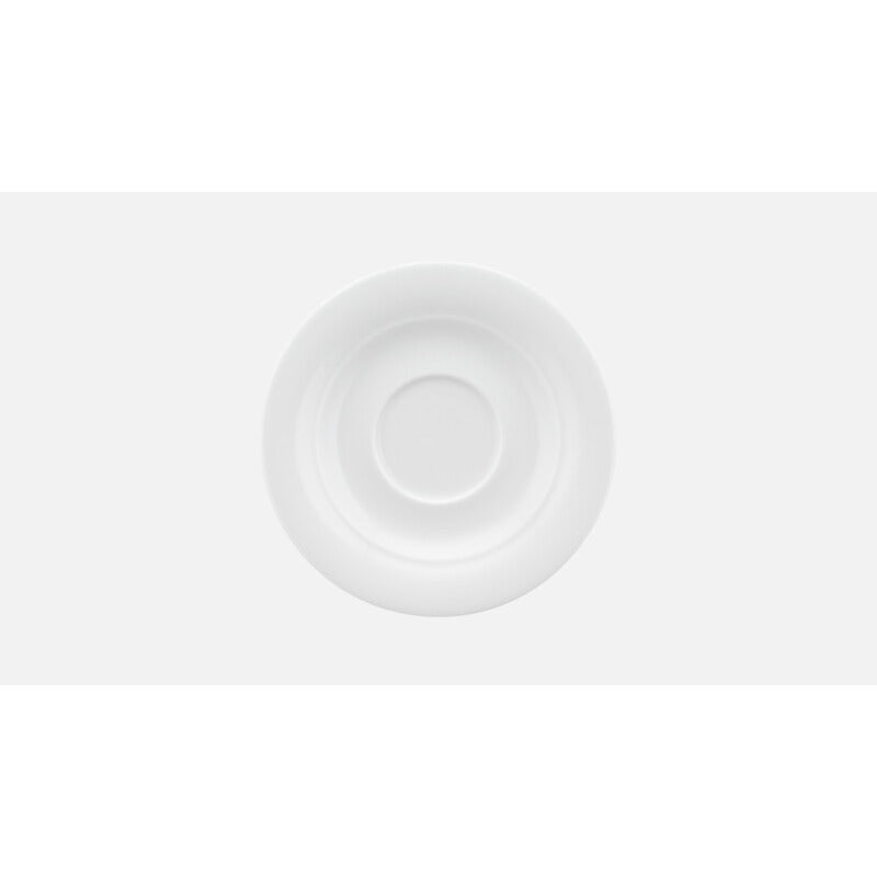 Schonwald Avanti Gusto Porcelain Espresso Saucer, White, 12/Case - 6 1/4"