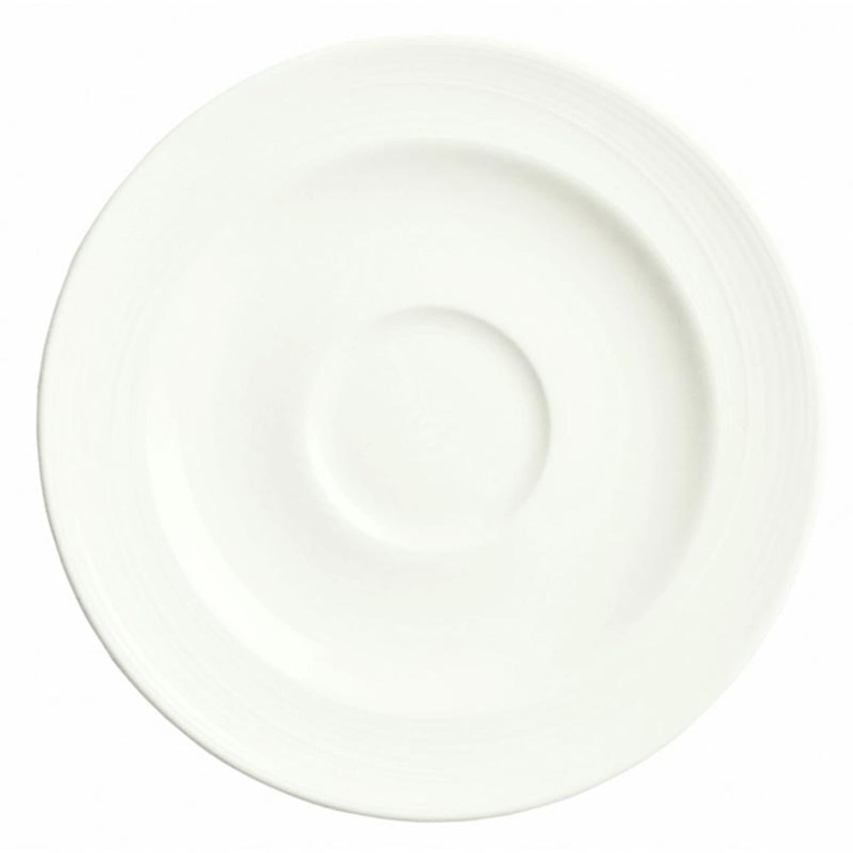 Reserve by Libbey 987659332 Silk Porcelain Saucer, 6" Diameter, White, 36/Case - Default Title